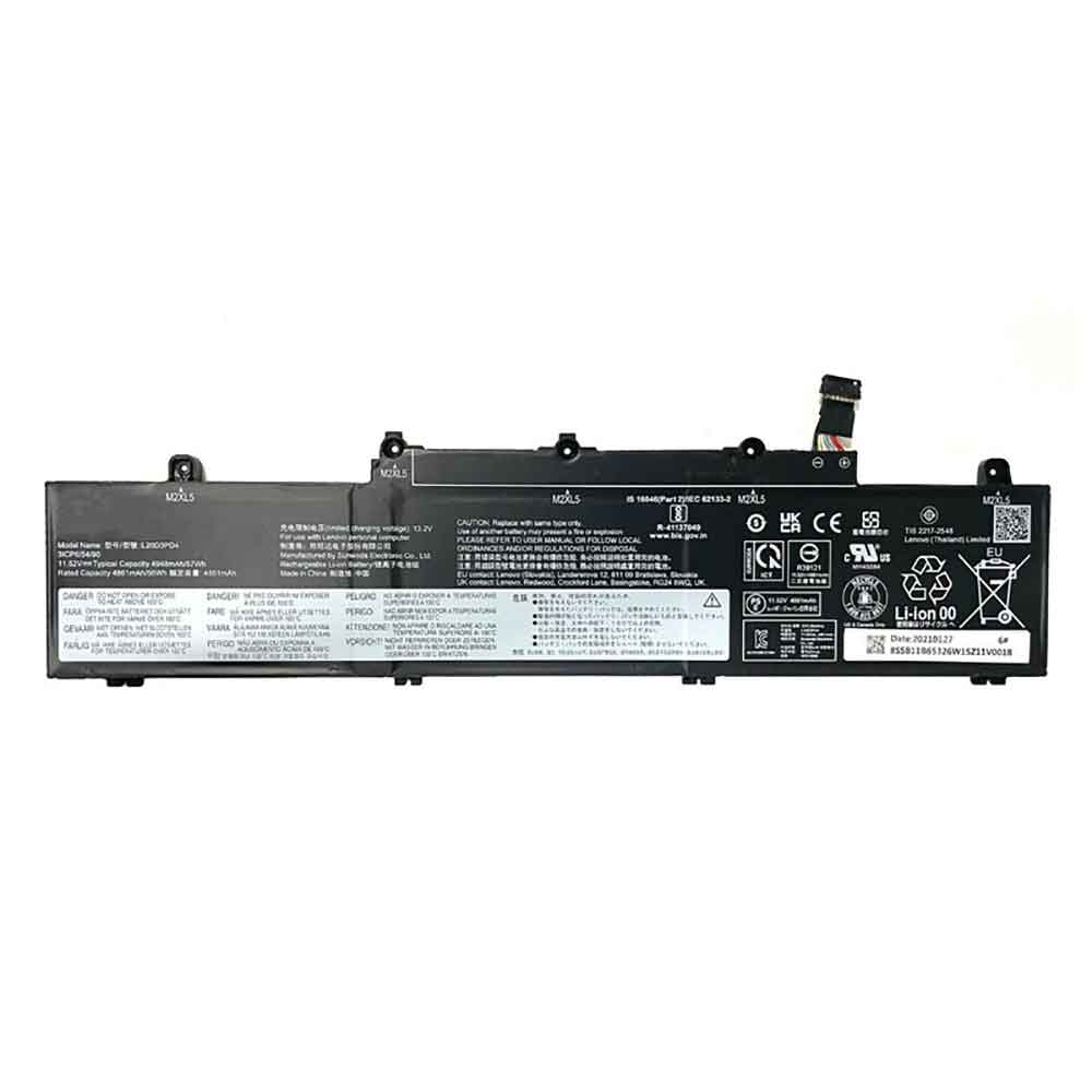 Batería L20D3PD4 Para Lenovo ThinkPad E14 E15 Gen2 Gen3 2021