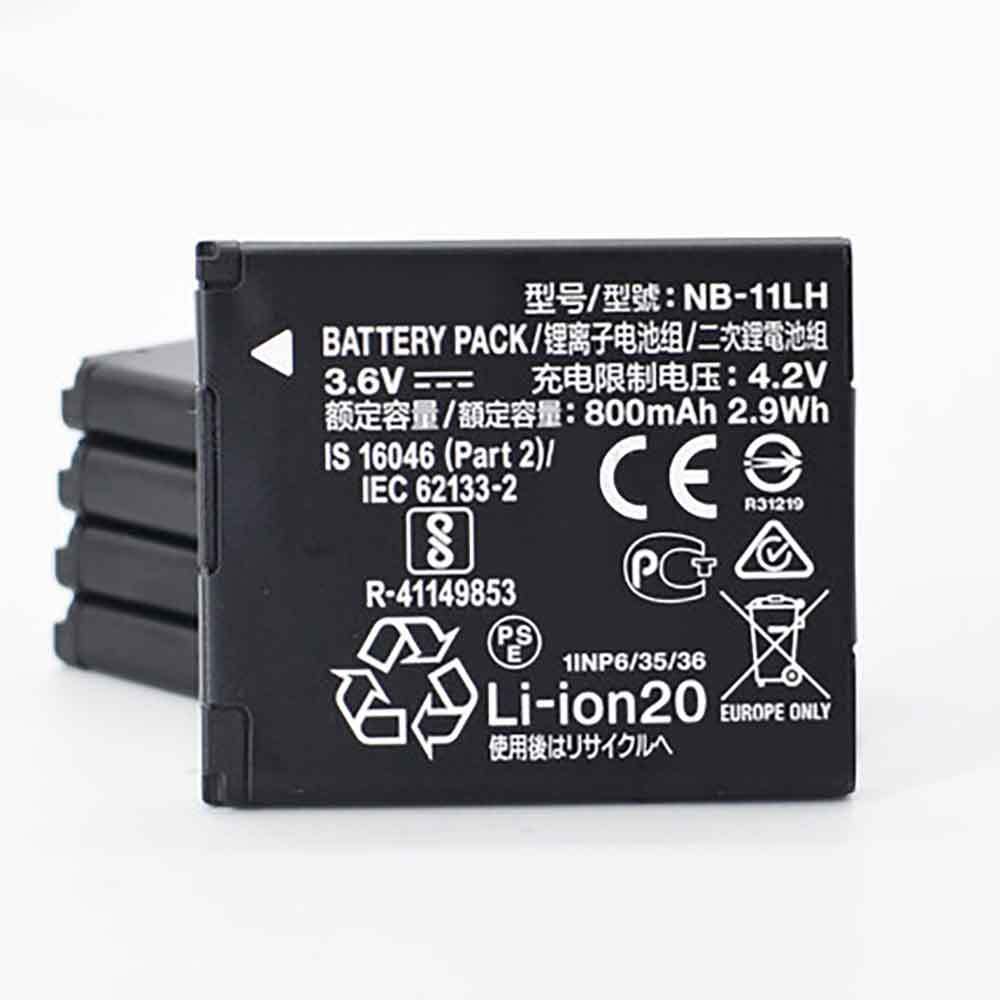 Canon NB-11LH 3.6V 800mAh - NB-11LH Batería para Canon PowerShot ELPH 340/HS A4000 A3500 A3400 A2600