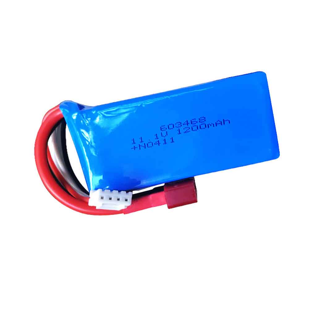 Weili 603468 11.1V 1200mAh - 603468 Batería para Weili WL915 Wireless Remote Control Ship 3S