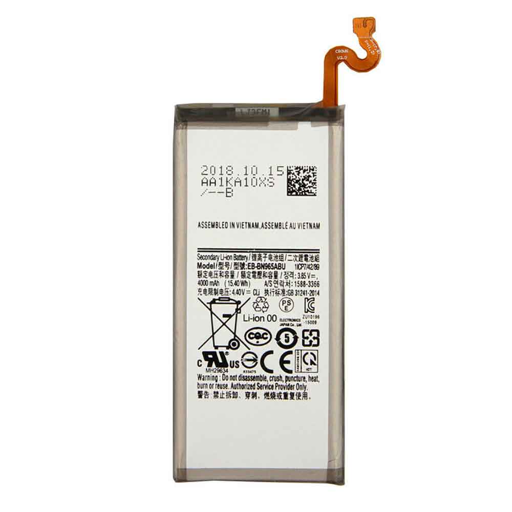 Batería EB-BN965ABU Para Samsung Galaxy Note 9 SM-N9600 N9600