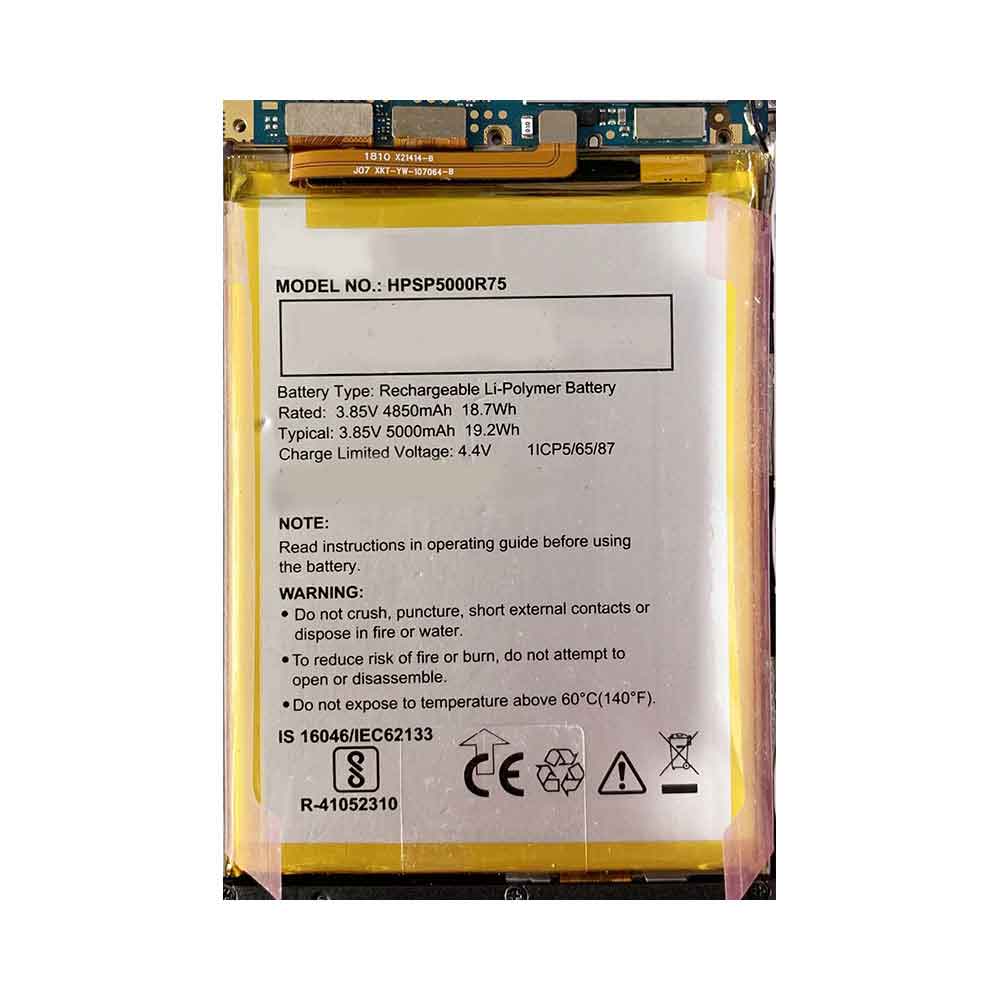 4850mAh Batería HPSP5000R75 para Panasonic Eluga Ray 700