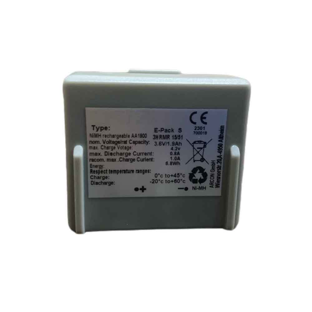 1900mAh Batería 3HRMR para Arcon 3HRMR 700018