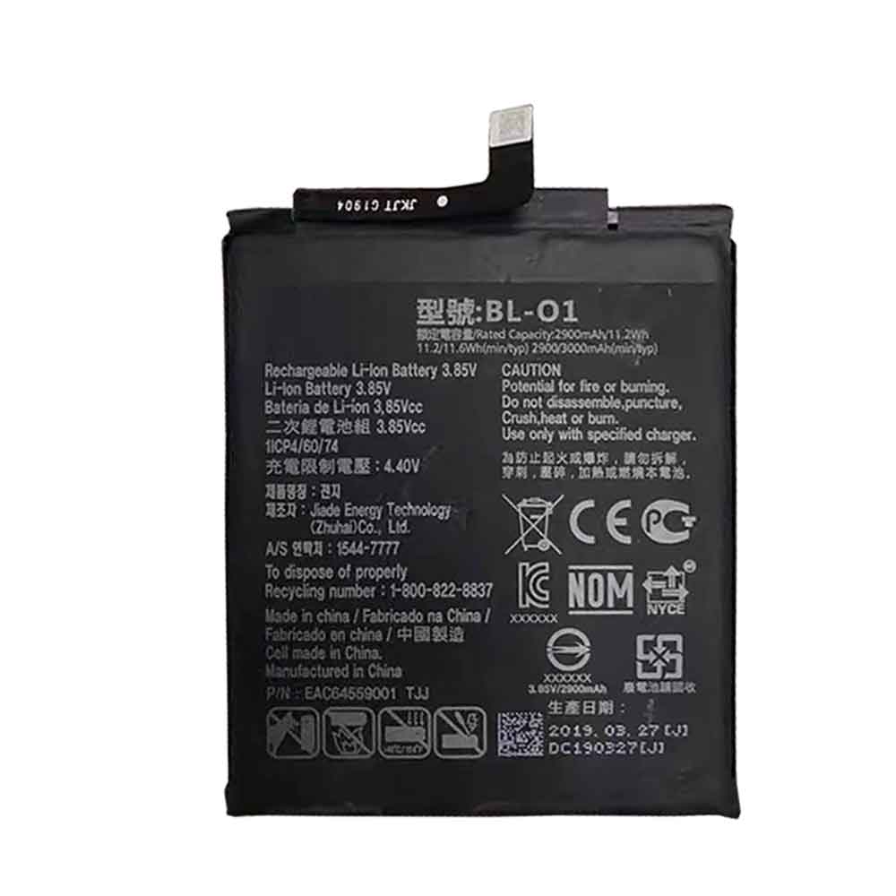 LG BL-O1 2900mAh - BL-O1 Batería para LG K20