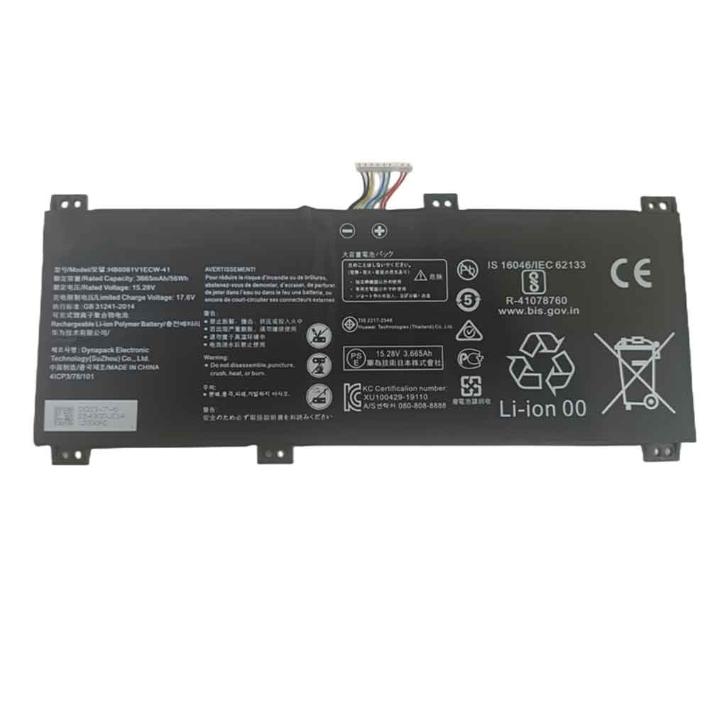 3665mAh Batería HB6081V1ECW-41 para Huawei MagicBook Pro 10210U