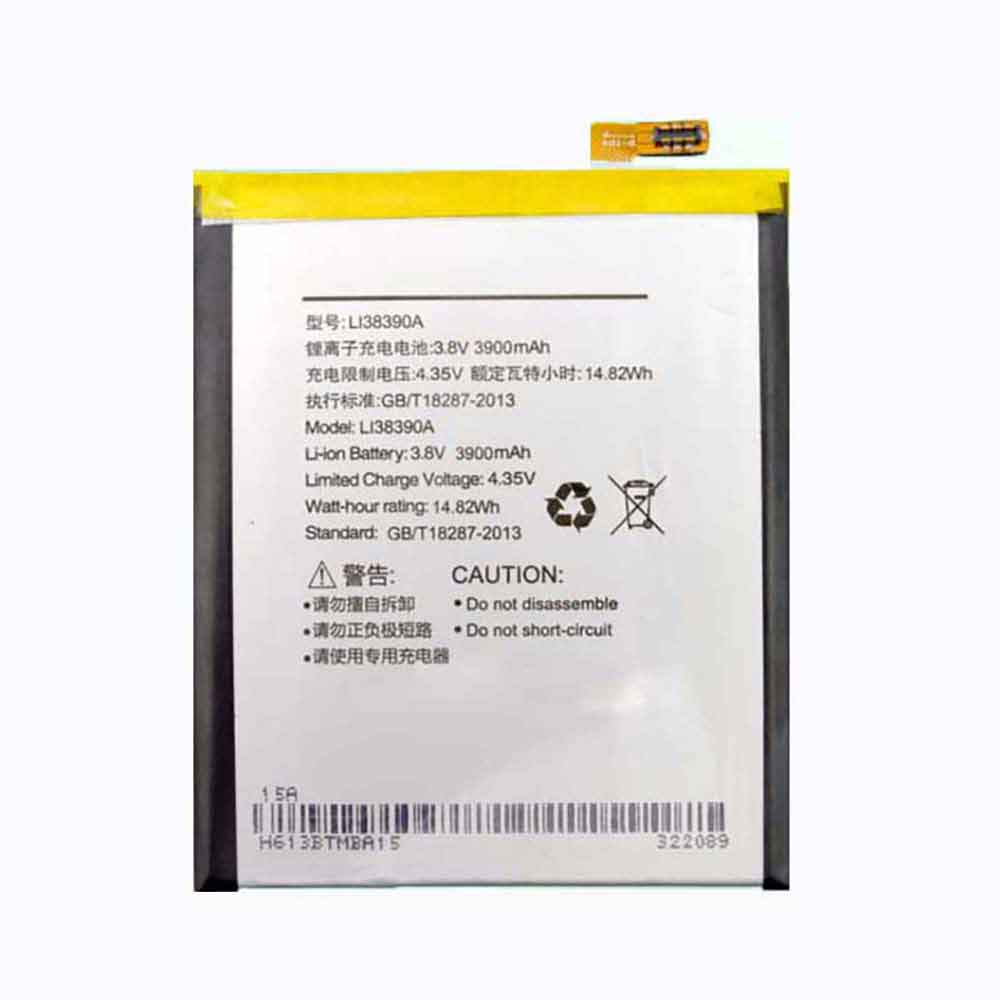 3900mAh Batería Li38390A para Hisense E613M M20-M