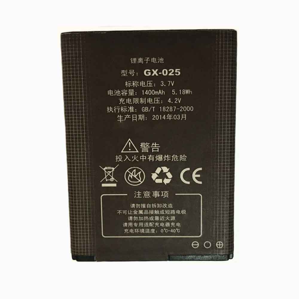 1400mAh Batería GX-025 para Kingsun EF58 AEF69 AEF70