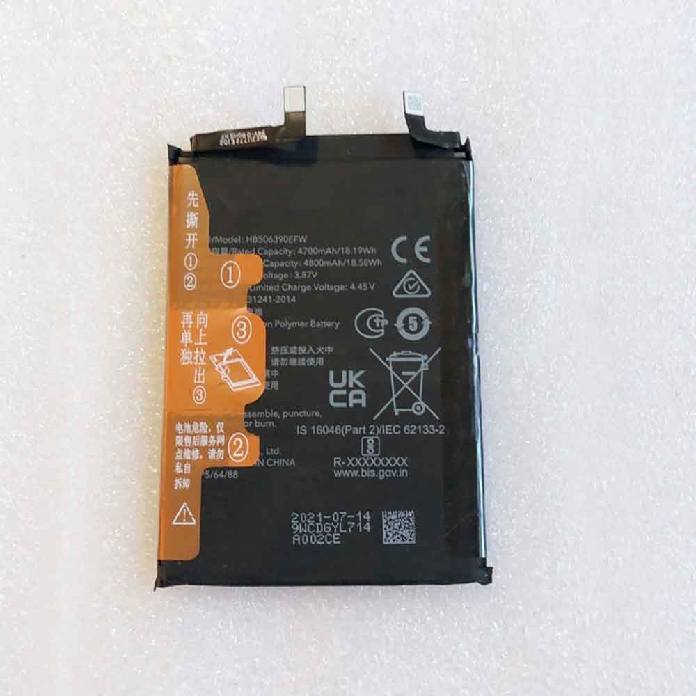 4800mAh Batería HB506390EFW para Huawei Honor 60