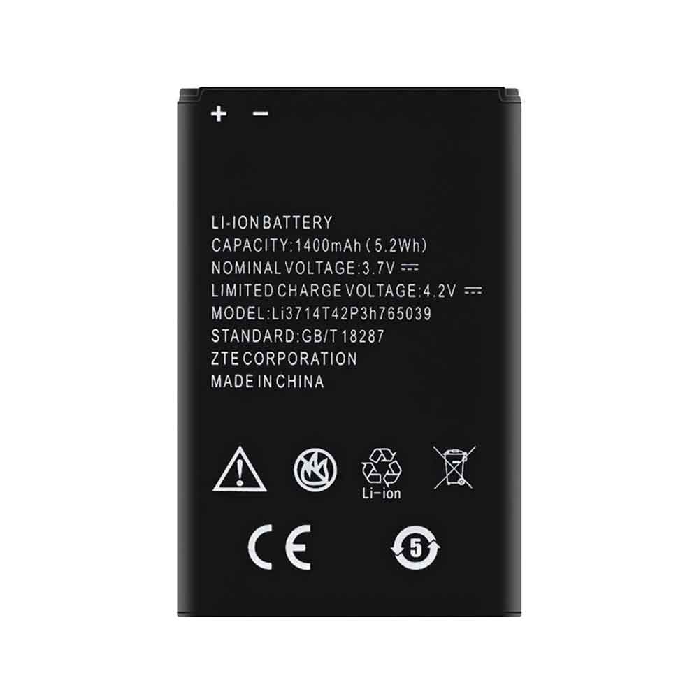 1400mAh Batería Li3714T42P3H765039 para ZTE Blade A3 T220 AF3 A5