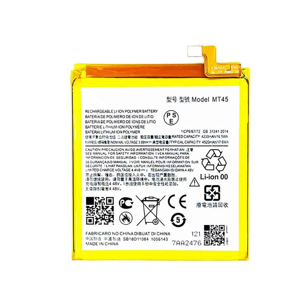 4520mAh Batería MT45 para Motorola Edge S Pro