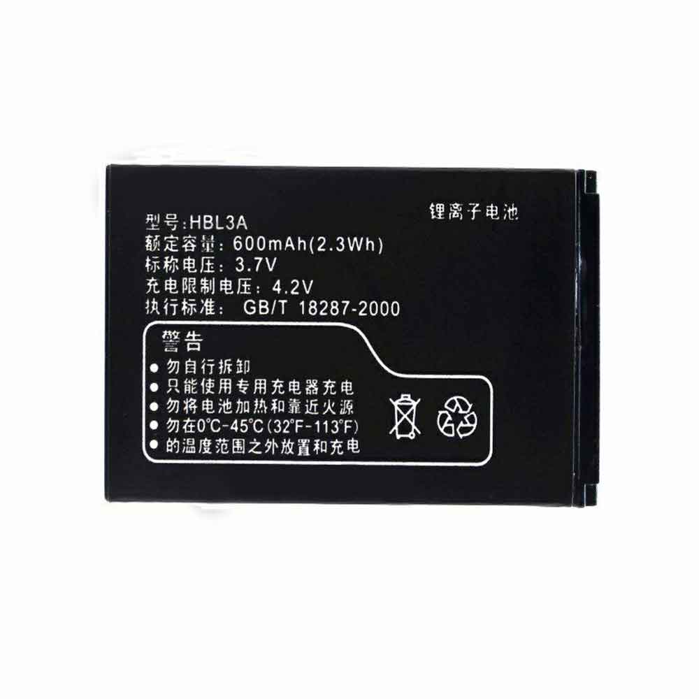 600mAh Huawei HBL3A Batería para Huawei C3308 C2801 C2601 C2807 C3105