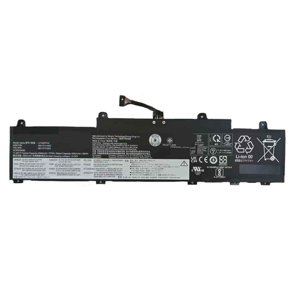 4948mAh Lenovo L21M3PG2 Batería para Lenovo ThinkPad C14 Gen 1/3