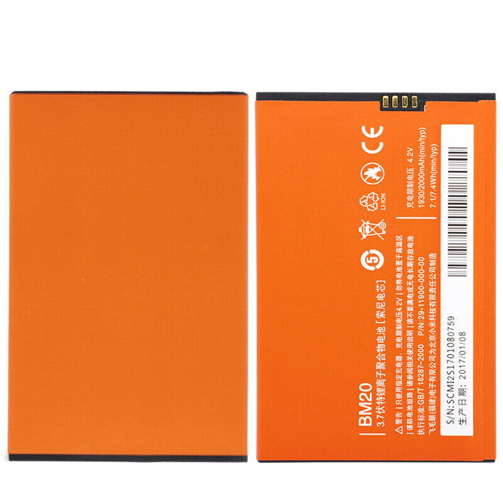 1930mAh Xiaomi BM20 Batería para Xiaomi Mi2S Mi2 M2