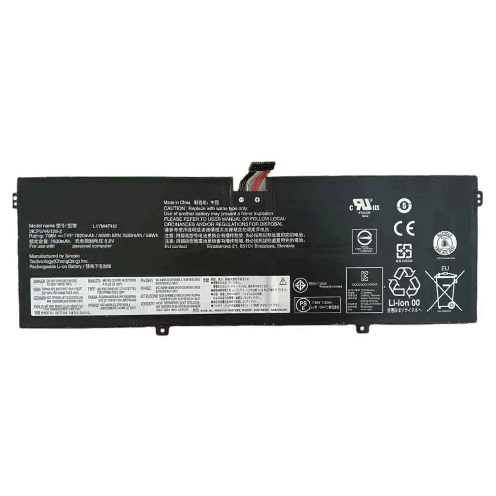 7820mAh Lenovo L17M4PH2 Batería para Lenovo Yoga C930 C930-13IKB