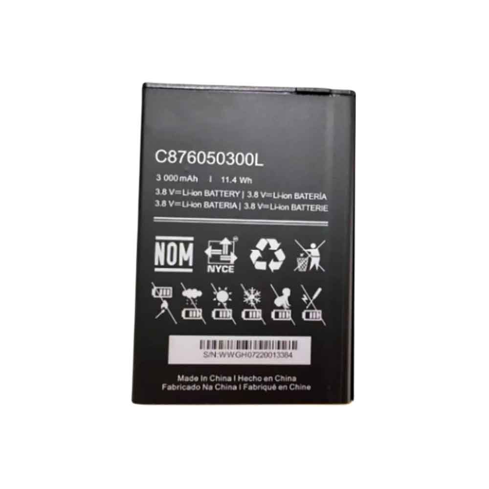 3000mAh BLU C876050300L Batería para BLU C876050300L