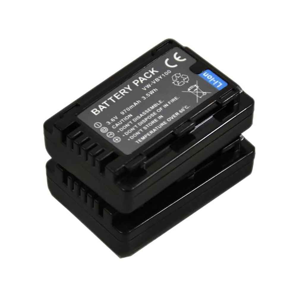 970mAh Panasonic VW-VBY100 Batería para Panasonic HC-V110 HC-V110GK HC-V110K