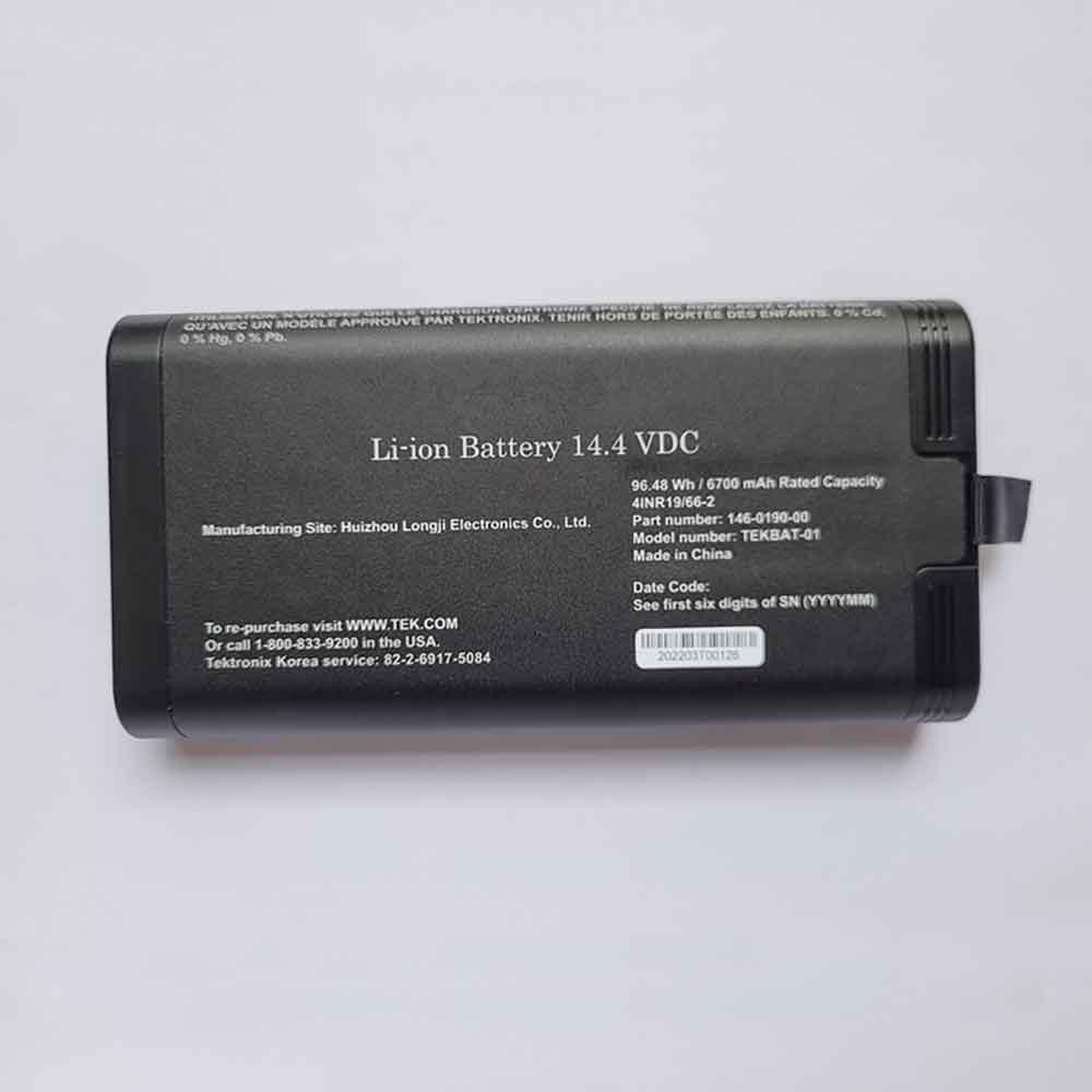 6700mAh Tektronix Tektronix-1 Batería para Tektronix WFM200BA 2300 146-0188-00