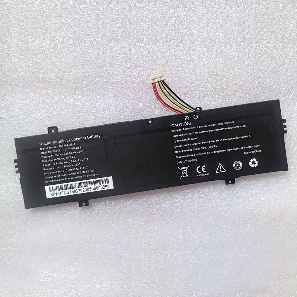 3896mAh Medion 456484-3S-1 Batería para Medion E15407 E15303 E16401 E16402