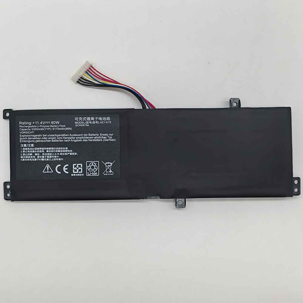 53000mAh Machenike A21-K15 Batería para Machenike F117-V F117-VA F117-VB F117-VD F117-VR26 F117-VG65T