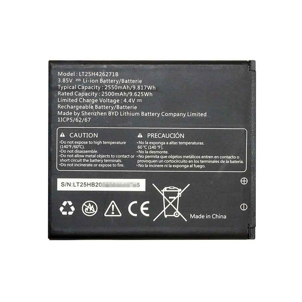 2500mAh AT&T LT25H426271B Batería para AT&T Wiko SAS U307AS