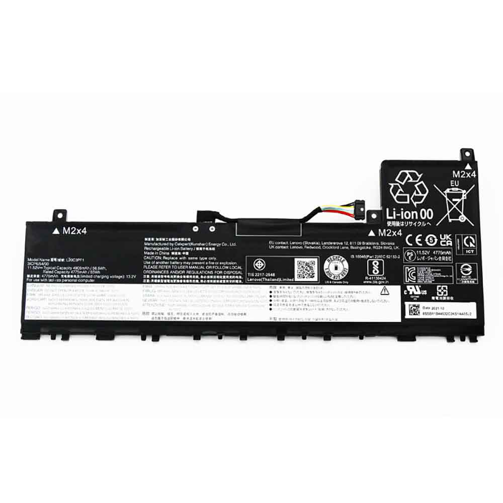 4905mAh Lenovo L20M3PF1 Baterías para Laptops y Netbooks para Lenovo IdeaPad 5 Pro