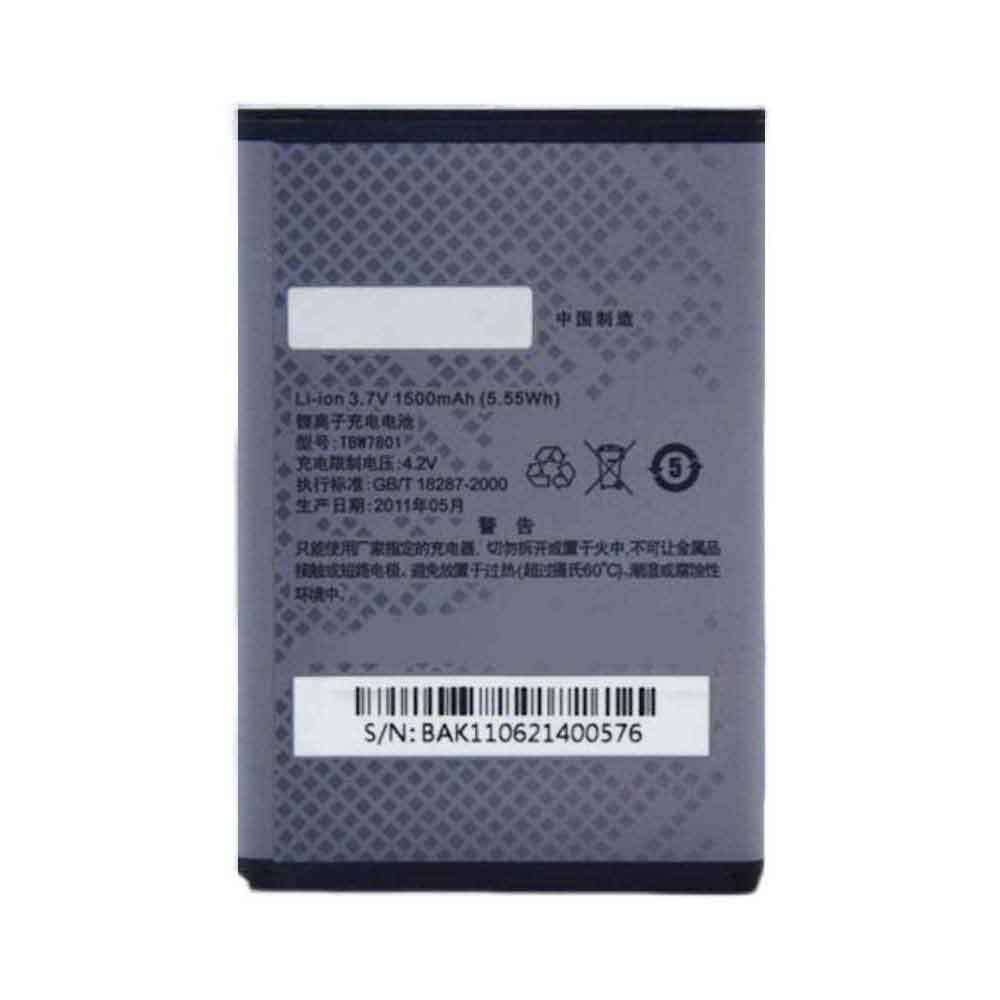 1500mAh K-Touch TBW7801 Baterías para Celulares para K-Touch E610 W610 W700