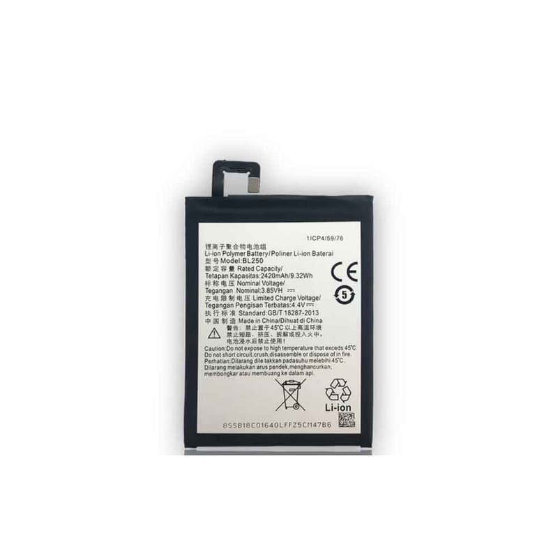 2420MAH Batería BL250 para Lenovo Vibe S1 S1C50 S1A40