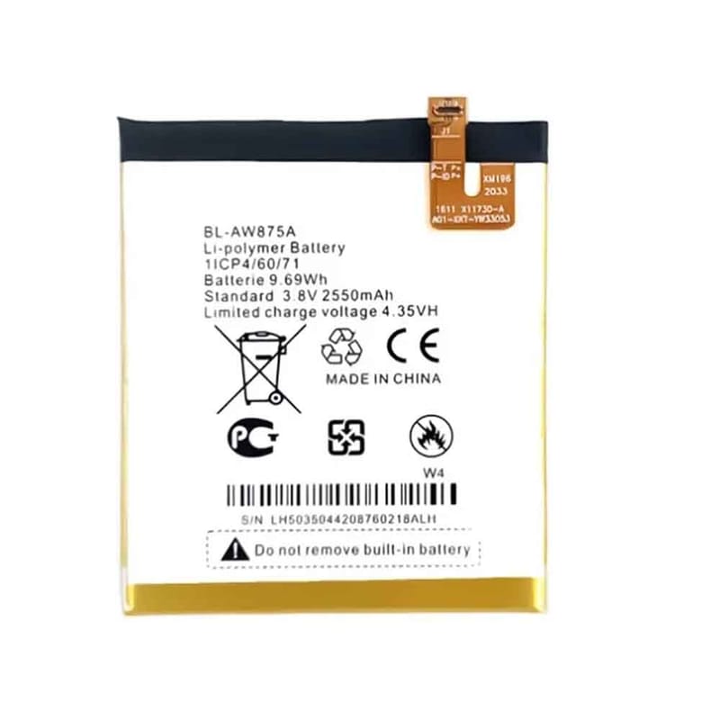 2550mAh Tecno BL-AW875A Batería para Tecno W4