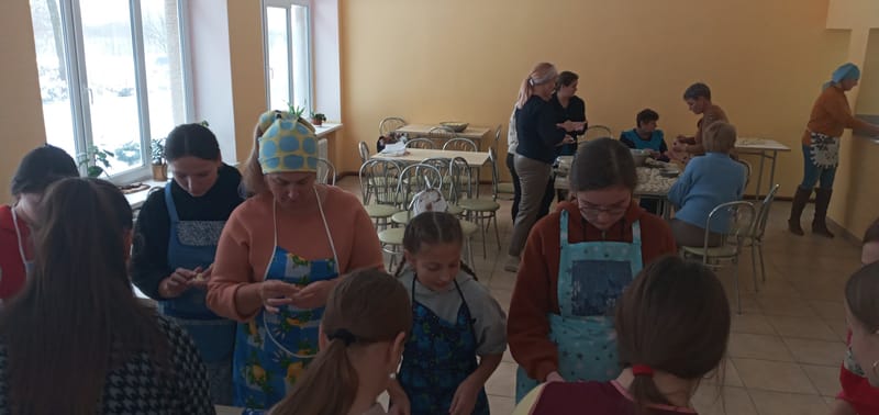 волонтерська акція «Вареники для фронту».