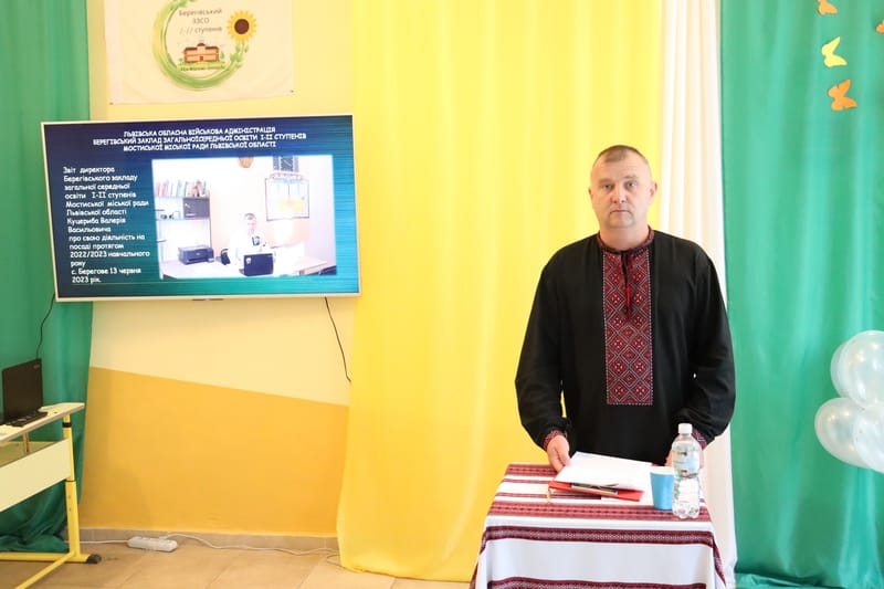 Звіт директора, Куцериба Валерія Васильовича  про роботу в 2022/2023 навчальному році.