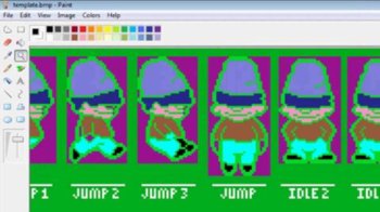 Characters for icy tower image