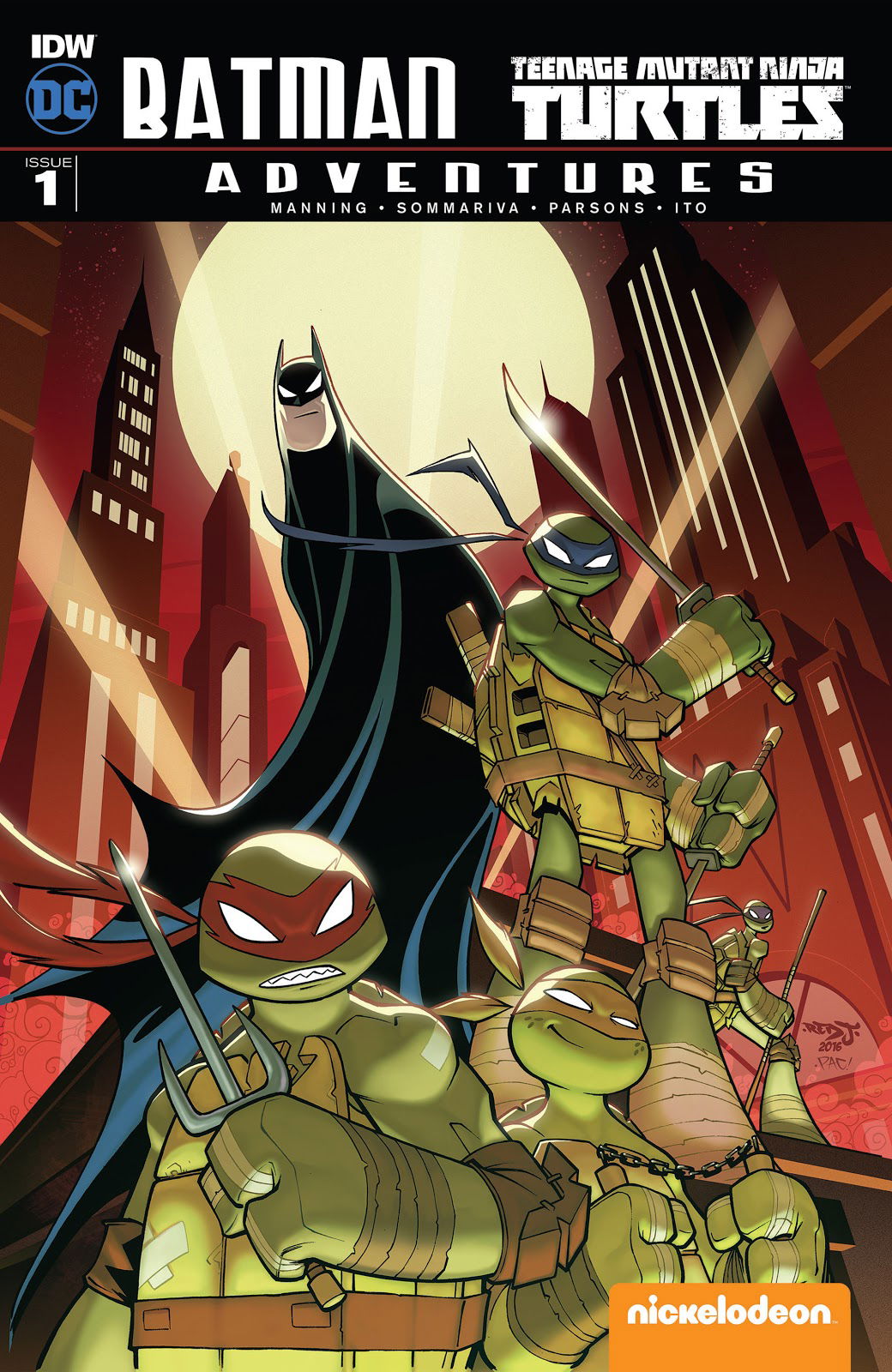 Batman - Teenage Mutant Ninja Turtles Adventures 001 (2016-2017)