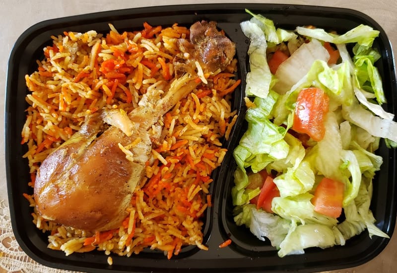 Chicken Biryani Box with Fattoush