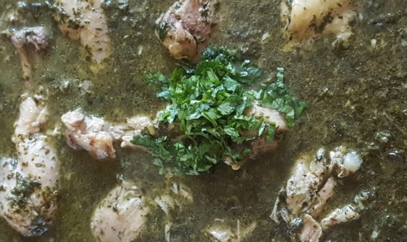 Mulukhiyah soup