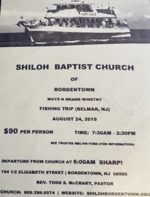 Ways & Means Ministry Fishing Trip