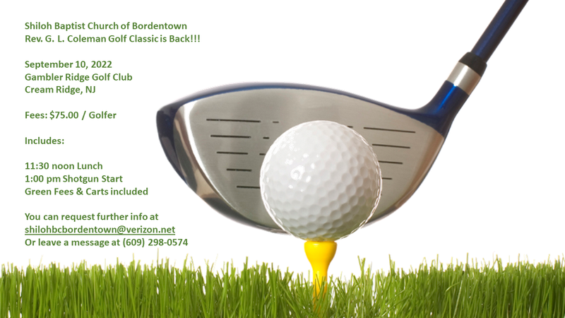 12th Annual Rev. G. L. Coleman Golf Classic