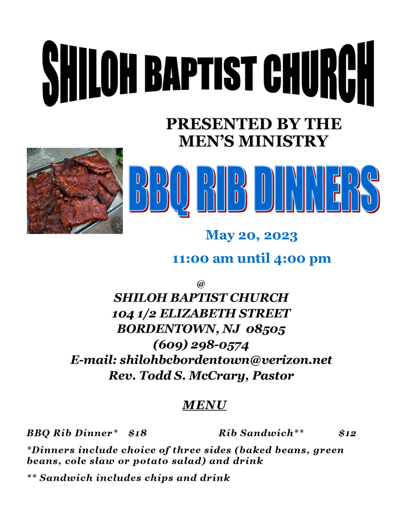 Shiloh Men's BBQ