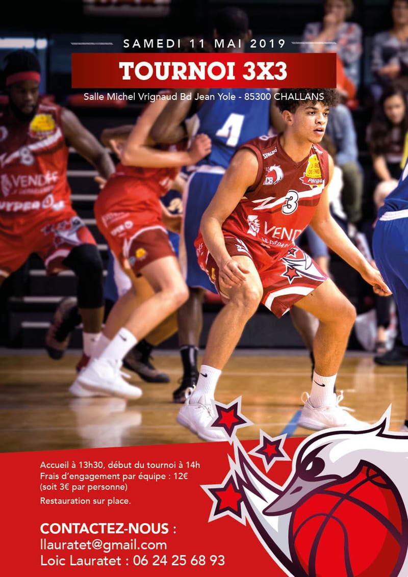 Tournoi 3 X 3 à Challans !