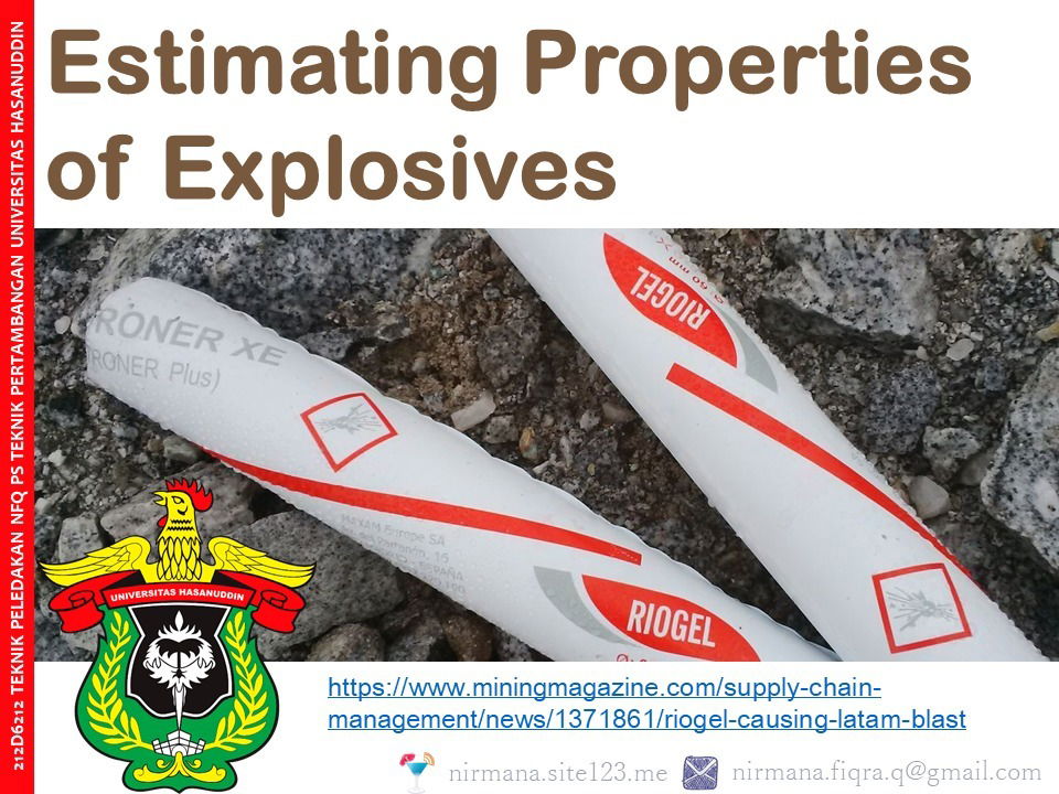 Properties of Explosives