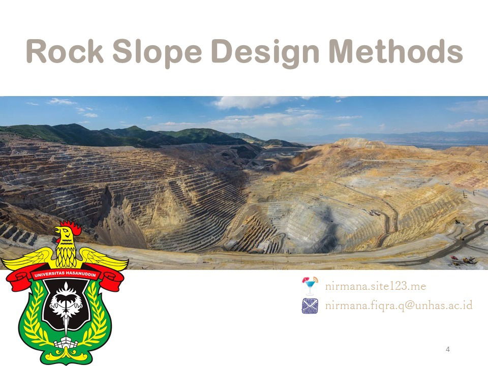 Rock Slope Design Methods