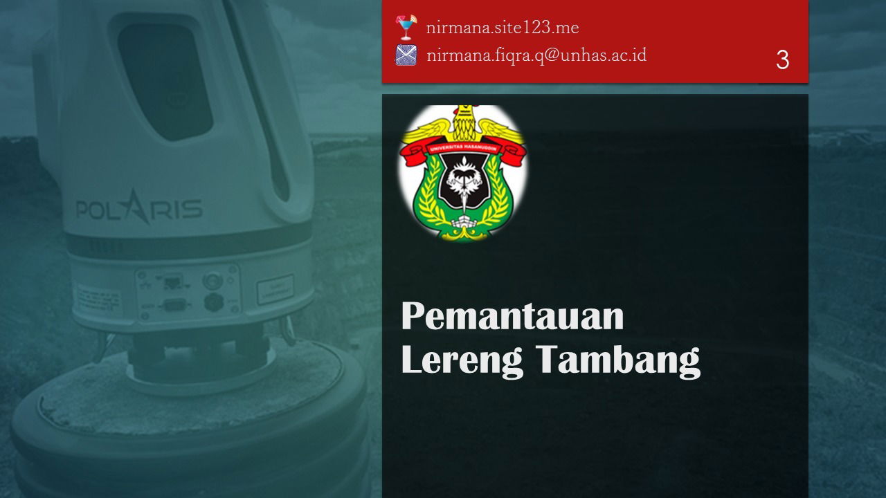 Pemantauan Lereng Tambang