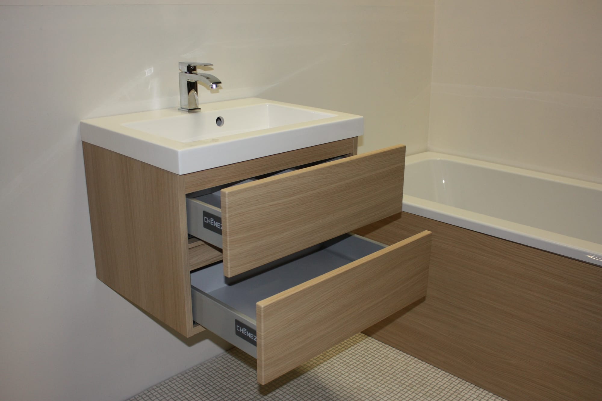 FERRARA OAK VANITY UNIT