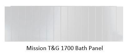 Mission - Tongue & Groove Bath Panel