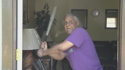 Florida great-grandma fends off 300-pound burglar with a baseball bat