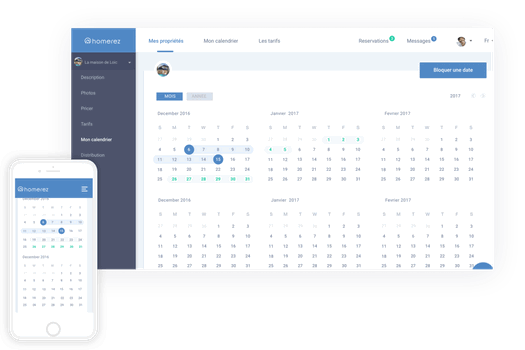 Un único calendario sincronizado con todas las páginas web disponibles en una sola aplicación.