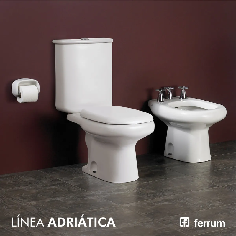 Juego Ferrum Adriática Largo (inod+dep+bidet+tapa)