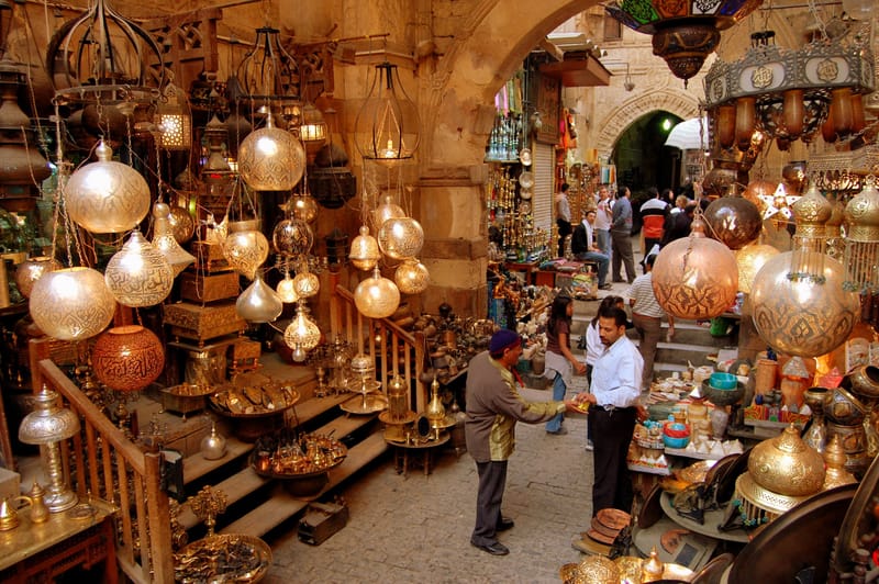 Half day tours in Cairo to the old markets and local markets