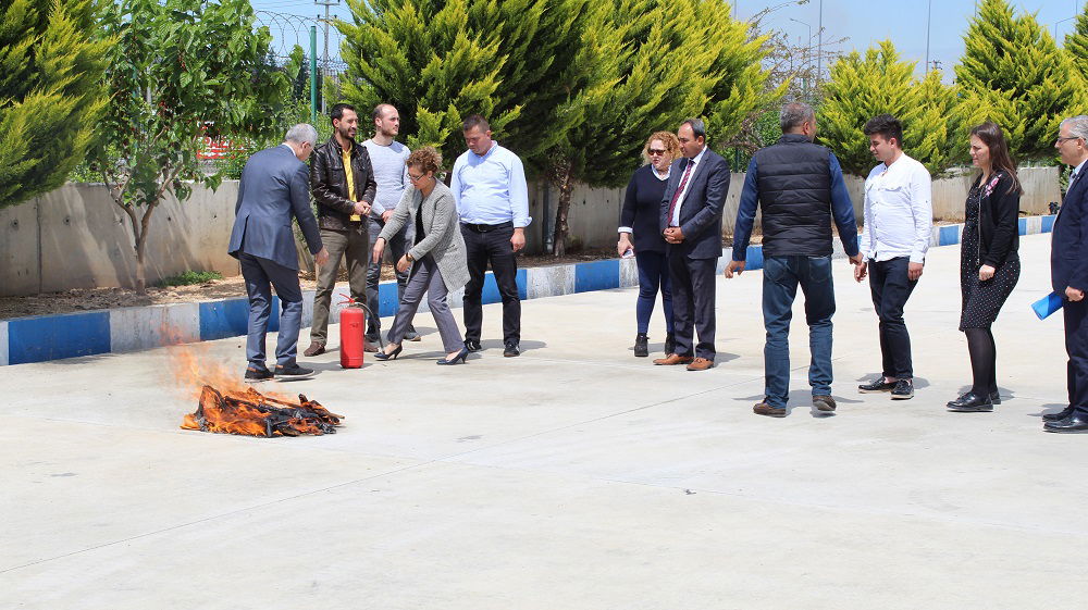 BORSADA  YANGIN TATBİKATI