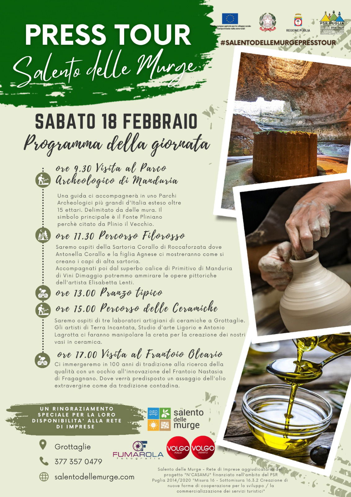 Press Tour: Salento delle Murge
