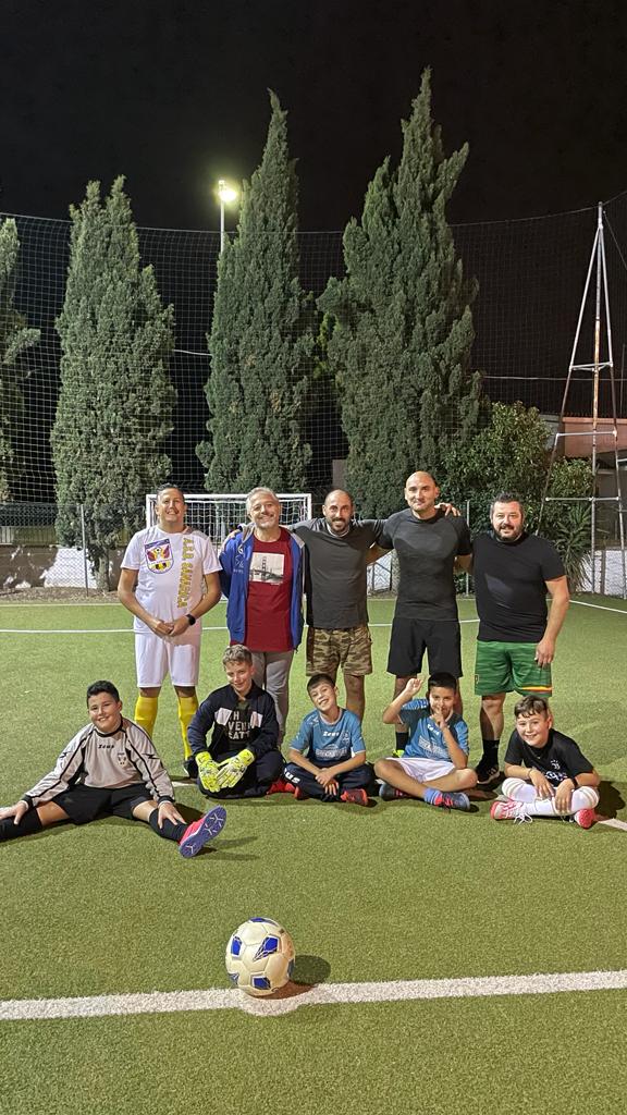 Giurdignano: Una partita Papà contro figli di enorme successo.
