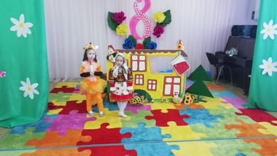 Видео утренника средней группы "Лисичка со скалочкой"